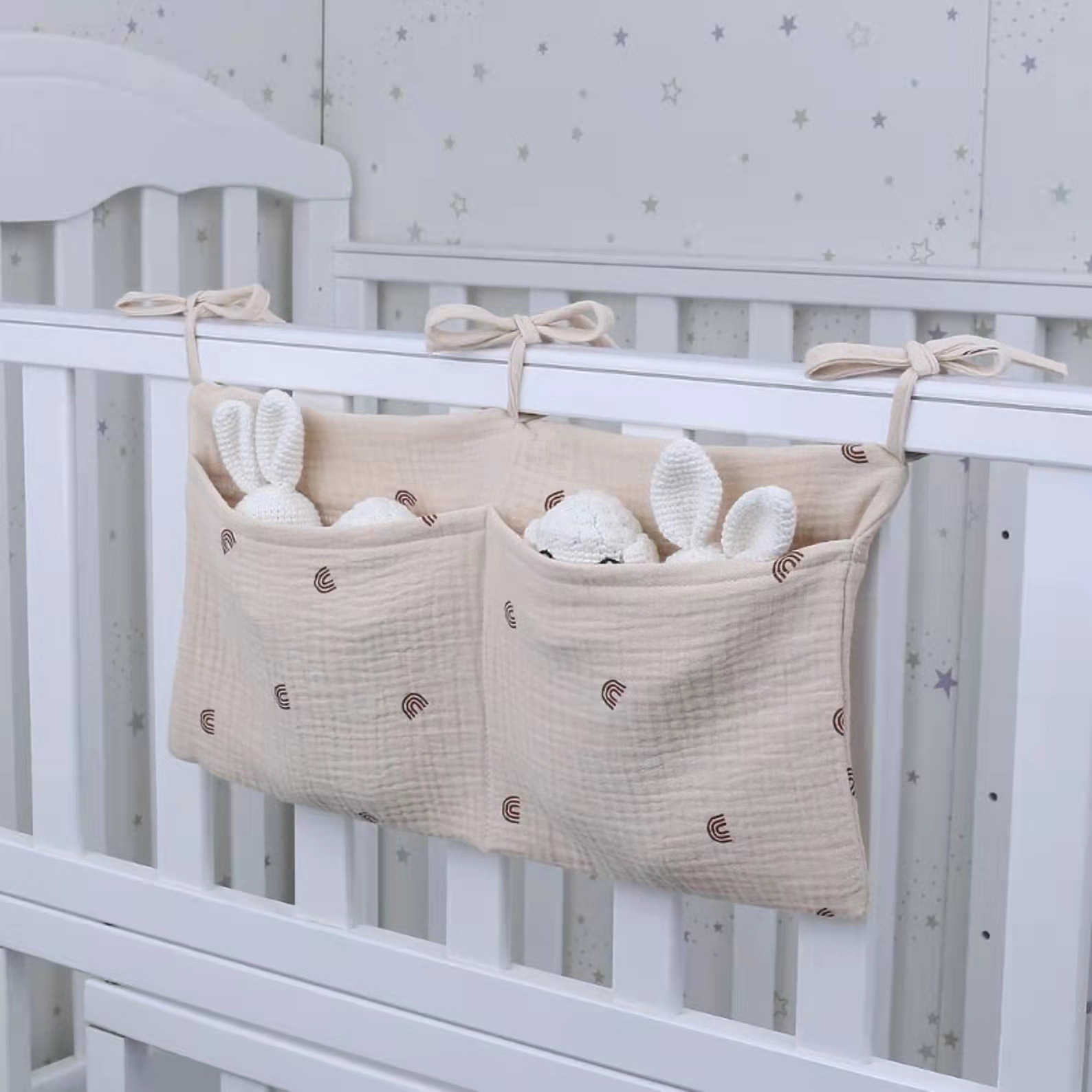 Baby Clothing Material - Draagbare babybedje opbergtas luier organisator multifunctionele