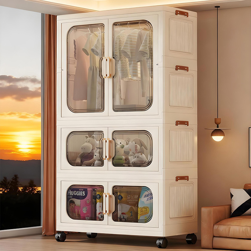 Baby Clothing Dresser - Opvouwbare babykast zonder installatie – meerlaags