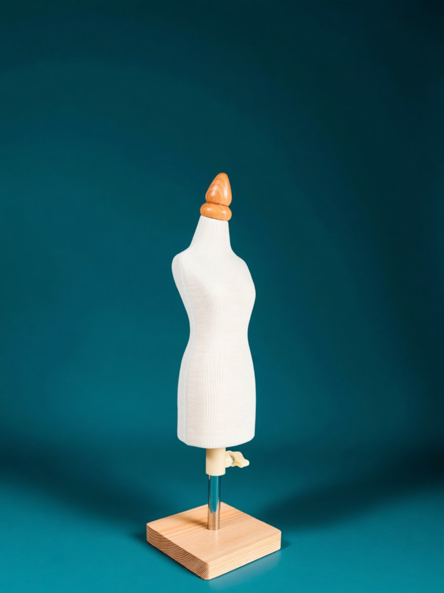 Baby Clothing Sewing - Verstelbare Mannequin Handnaaiform met Houten Basis,