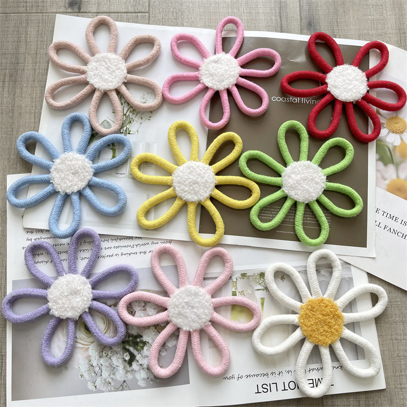 Baby Clothing Material - Katoenen Touw Geweven Daisy Bloem Muur