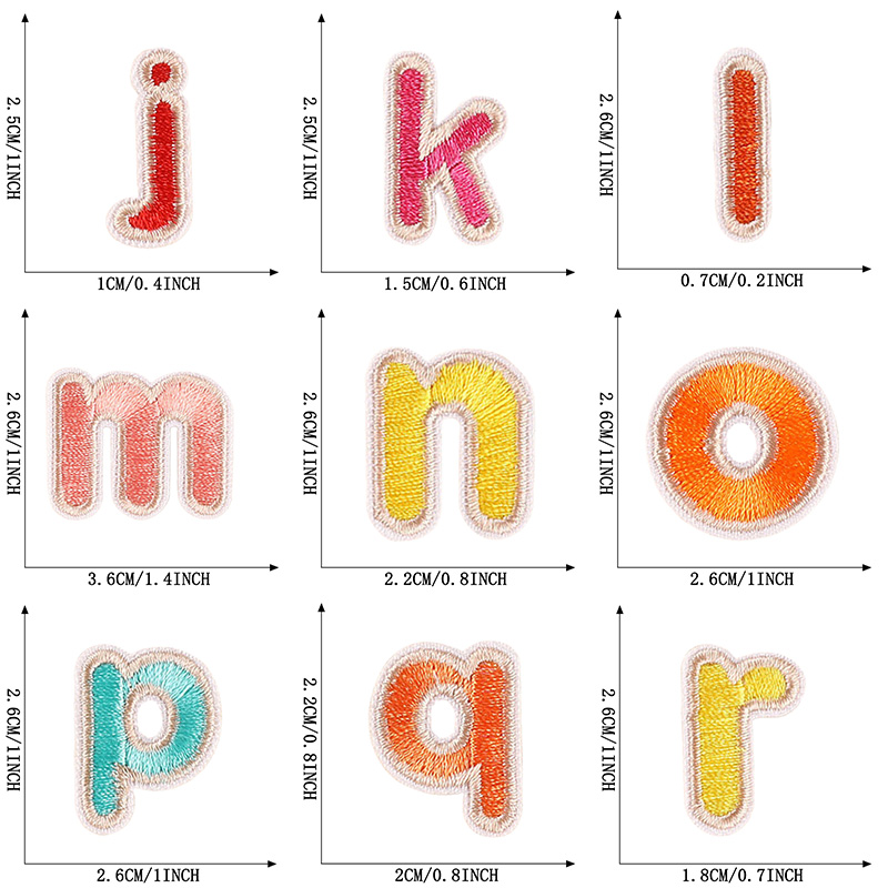 26/Pcs/Lot Stoffen Letter Stre - Baby Clothing Sewing recensie en prijs