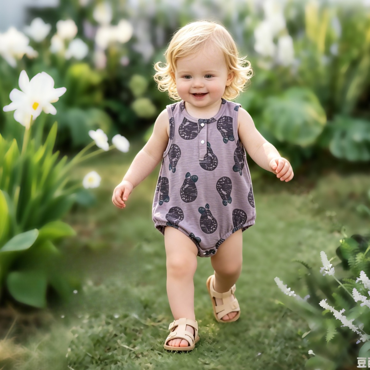 Zomer mouwloze babyromper Zach - Bamboo Bodysuit Baby recensie en prijs
