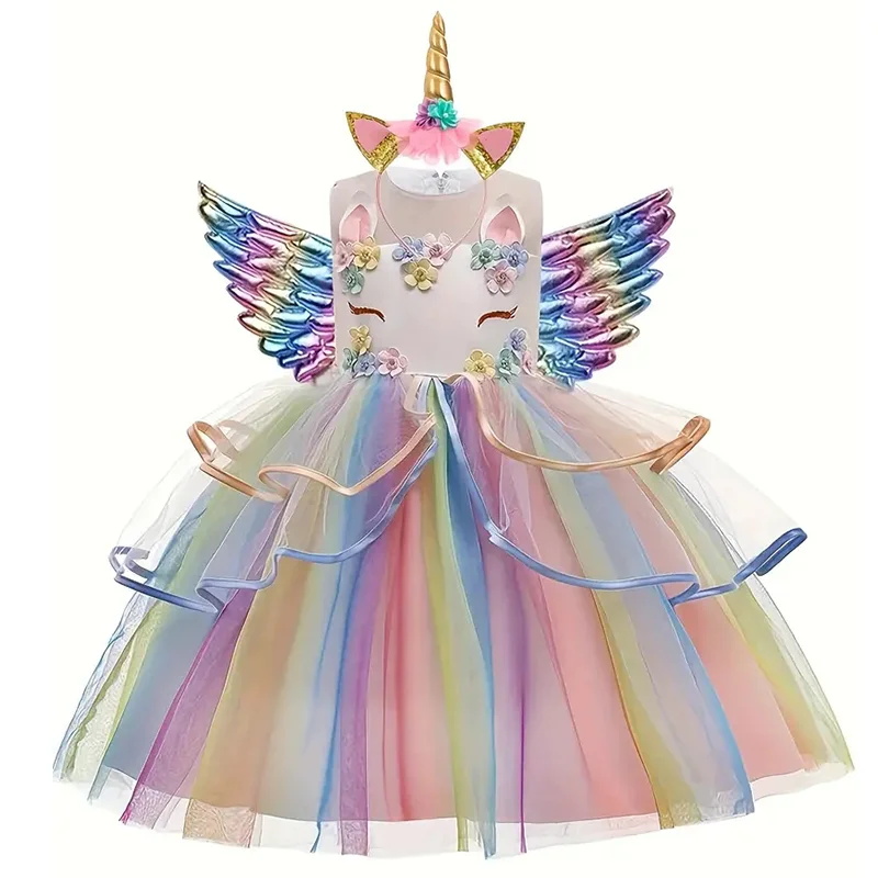 Eenhoorn prinsessenjurk voor k - Baby Clothing Sizes recensie en prijs